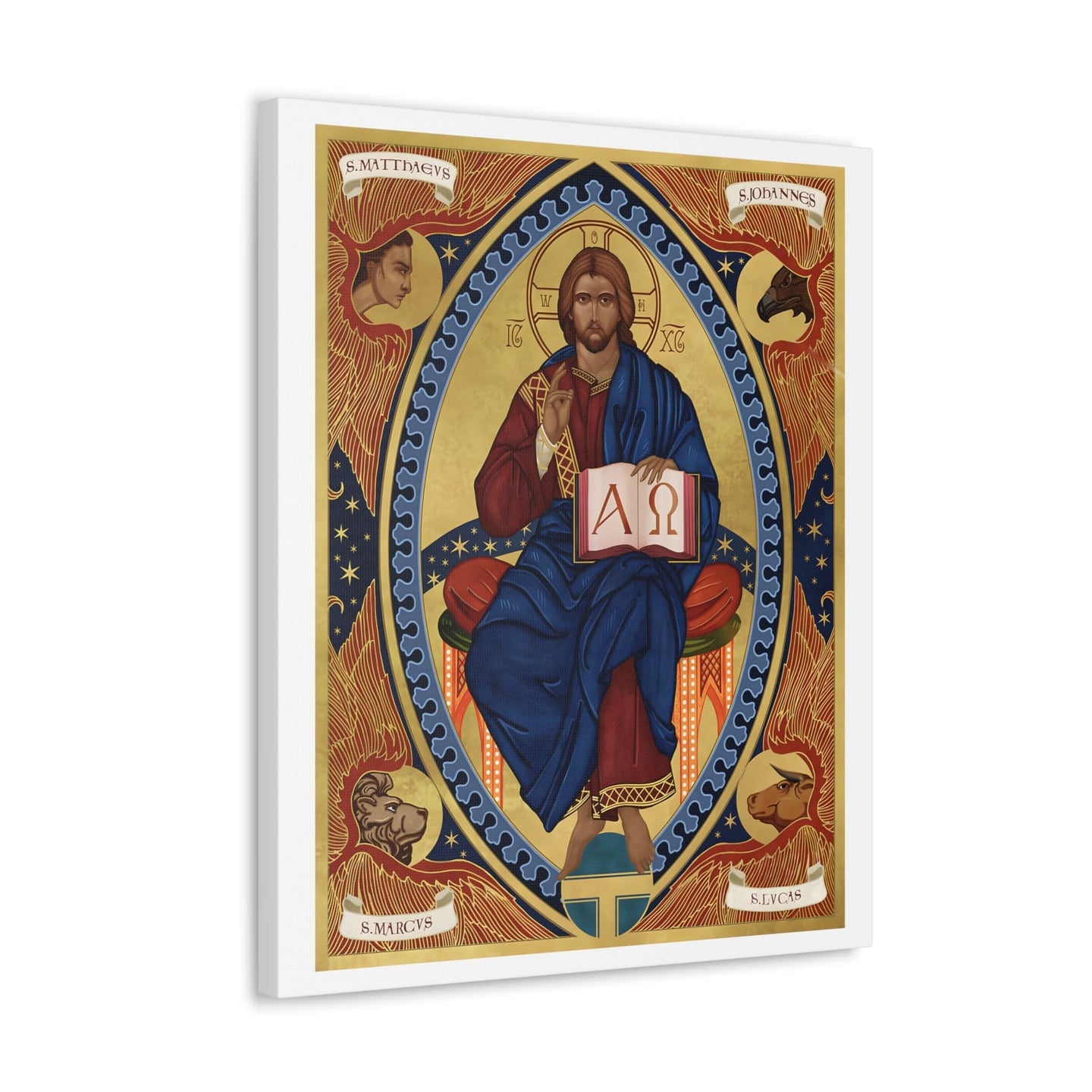 Christ In Majesty Premium Canvas Wall Print